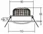 Brumberg LED-Einbaustrahler 350 12395074 