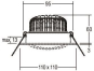 Brumberg LED-Einbaustrahler 350 12396083 