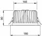 Brumberg LED DL 230V 3000K rund 12572173 