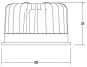 BRUM Einsatz/ MR16 Modul Coin   12920004 