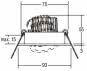 BRUM LED-Einbaustr., 230V 6W,   38309253 