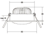 Brumberg LED-Einbaustrahler 230 38379173 