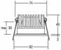 BRUM LED-Einbaustrahler         39116073 