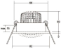 Brumberg LED-Einbaustrahler 230 39143083 