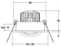 Brumberg LED-Einbaustrahler 230 39144023 