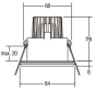 Brumberg LED-Einbaustrahler 230 39306423 