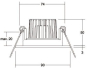 Brumberg LED-Einbaustrahler 230 39453073 