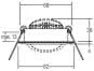 BRUM LED-Einbaustrahler 230V,   39463153 