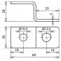 DEHN Endstück Z-Form m.je 1       390499 