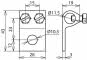 DEHN Klemmschuh Al m. Bohrung D   347205 