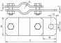 DEHN Erdungsrohrschelle           410112 