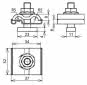 DEHN UNI-Erdungsklemme NIRO f. Rd 540250 