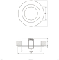 EVN Alu-Power-Led-Einbauleuchte   503014 