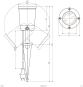 EVN Alu-Spot 230V mit Erdspieß    545234 