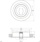EVN Alu-Decken-Einbauleuchte      618014 