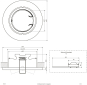 EVN Halogen-Einbauleuchte plan    751011 