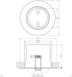 EVN Halogen-Einbauleuchte rund    753001 