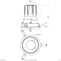 EVN LED Deckeneinbau ws F01R09AM3830L15D 