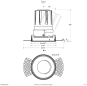 EVN LED Deckeneinbau ws F02R09AM3830L24P 