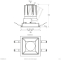 EVN LED Deckeneinbau ws F03R09SM3830L15D 