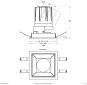 EVN LED Deckeneinbau ws F03R11SM3830L15D 