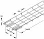 Niedax Gitterrinne U-form  MTC 30.050 E4 