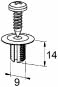 Niedax Deckelhalte-       DFUB 5.5X19 E4 