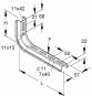 NIED Verzinkt Wandausleger         100MM 