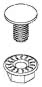 NIED Flachrundschraube           FLM6X12 