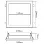 Nobile LED Panel Flat 300 Q   1573014111 