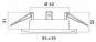 NOBIL Einbauleuchte 1x50W     1760110900 