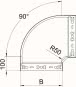 OBO RBM 90 650 FS Bogen 90° 