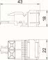 OBO ASM-C6 S Anschlussmodul CAT 6 