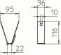 OBO TPB 100 FS Trapezbefestigung 100x116 