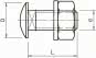 OBO FRS 12x25 A2 Flachrundschraube 