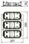 OBO MS3 3UT3 Montageset Schwerlast m.3 