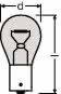OSR Fahrzeuglampe 21W 12V BAU15S    7507 