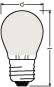 LEDV LED Tropfen 2,5-25W/827 250lm 