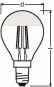 LEDV LED Tropfen 4-31W/827 350lm 300° 