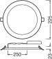 LEDV LED-Slimdownlight DA205 IP20 