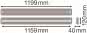 LEDV LN INDV D 1200 33W/4000K EM 