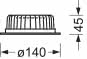 relo-RDES-O/140 LED 1500lm 840 ET IP44 S 