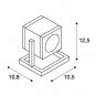 SLV CUBIX I Bodenleuchte          132835 