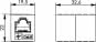 TG AMJ-Kupplung Cat.6+ RJ45  J00029A0062 