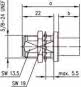 TG N-Kabeleinbaubuchse       J01021A0092 