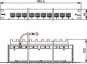 TG MPP16-HS, Cat.6A 16x RJ45 J02022A0050 