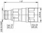 TEGA N-Kabelbuchse SIMFix    J01021C0174 