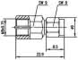 TG Adapter FME-SMA (M-M)     J01703A0009 