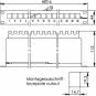 TEGA 19 Modulträger 1 HE     J02023A0040 