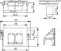 TEGA Modul-Aufnahme 55x41mm  H02041A0016 